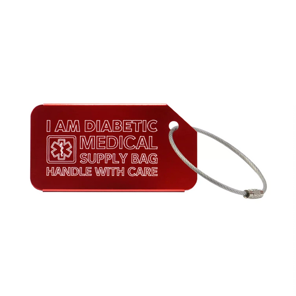 Etiqueta médica para equipaje - Dia-Luggage Tag