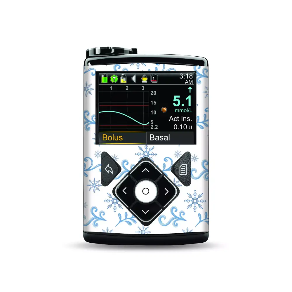 Aufkleber Für Medtronic Minimed Insulinpumpe – Gebürstet Graphit Metallic, Made In Germany, Hohe Passgenauigkeit