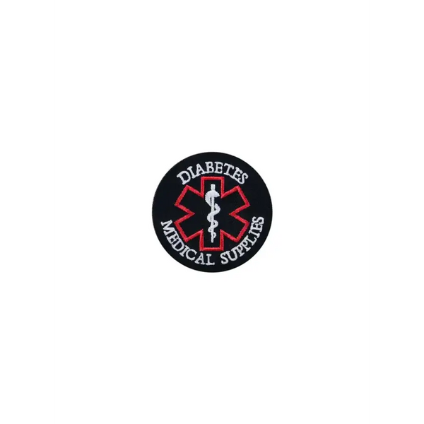 Diabetes Medical Supply - Embroidered Iron-On Patches