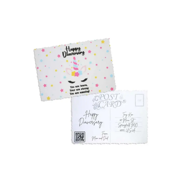Diaversary Postcards - Kaio Cards