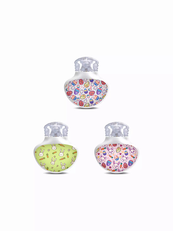 Guardian Enlite Sensor Stickers Easter Edition 2024, featuring festive laminated decals in vibrant colors.