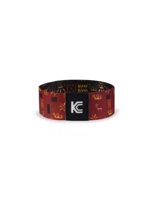Reversible Diabetes Awareness Wristband by Kaio, 2.5 cm height, elegant design.