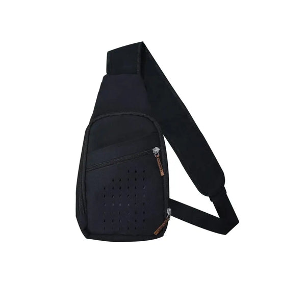 Shoulder bag with insulin cooling system, Dia-GO! Lite, black, lightweight, diabetic essentials.