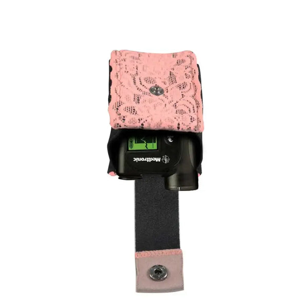 Universal Insulin Pump Pouch in Lace - Dia-Mini Pouch Neon