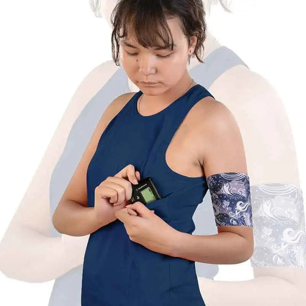 La cómoda camiseta sin mangas para las bombas de insulina - Dia-T.Top