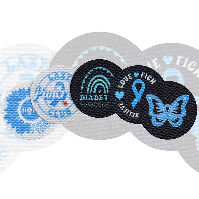 Personalize your clothes and accessories - Iron-on Diabetes Awareness Patches Imagen