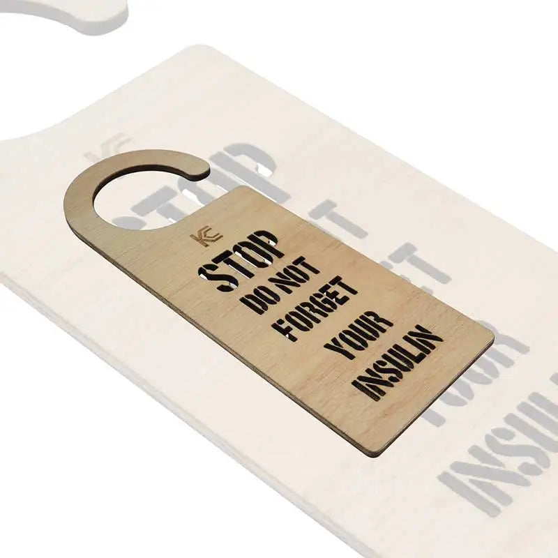 The perfect visible reminder for Diabetics - Kaio-Door Hanger Imagen