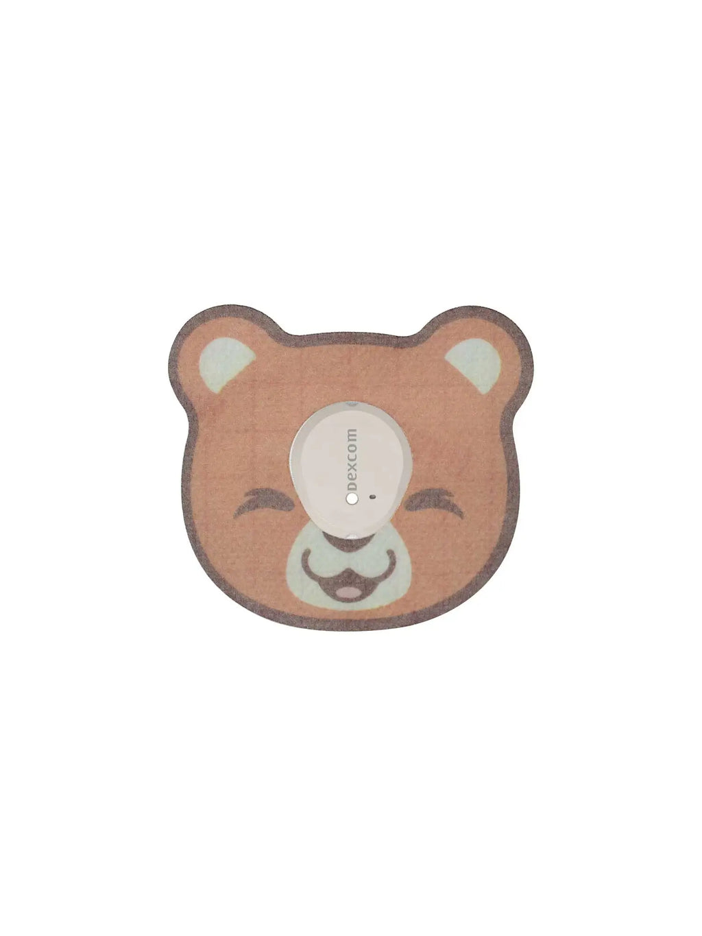Parche adhesivo infantil para Dexcom G7, forma de oso