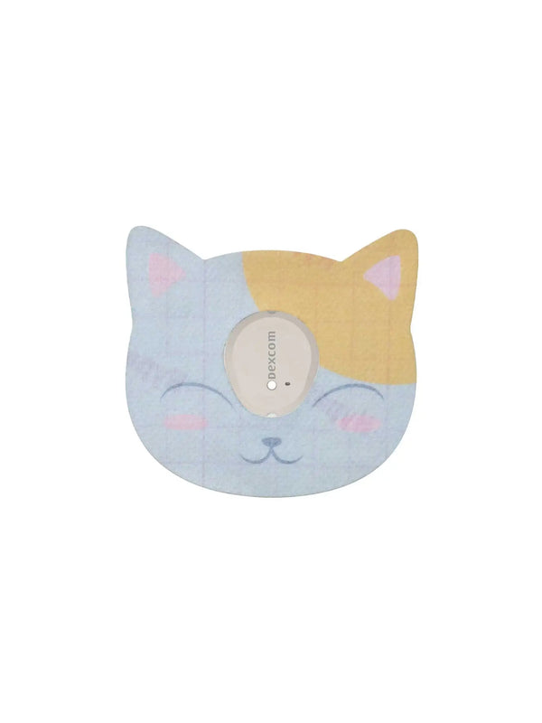 Dexcom G7 cat shape adhesive patch for kids CGM sensor fun design with reliable adhesion and comfort