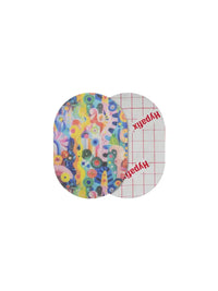 Parche adhesivo para Dexcom G7, diseño Ethereal Bloom, anverso y reverso con protector