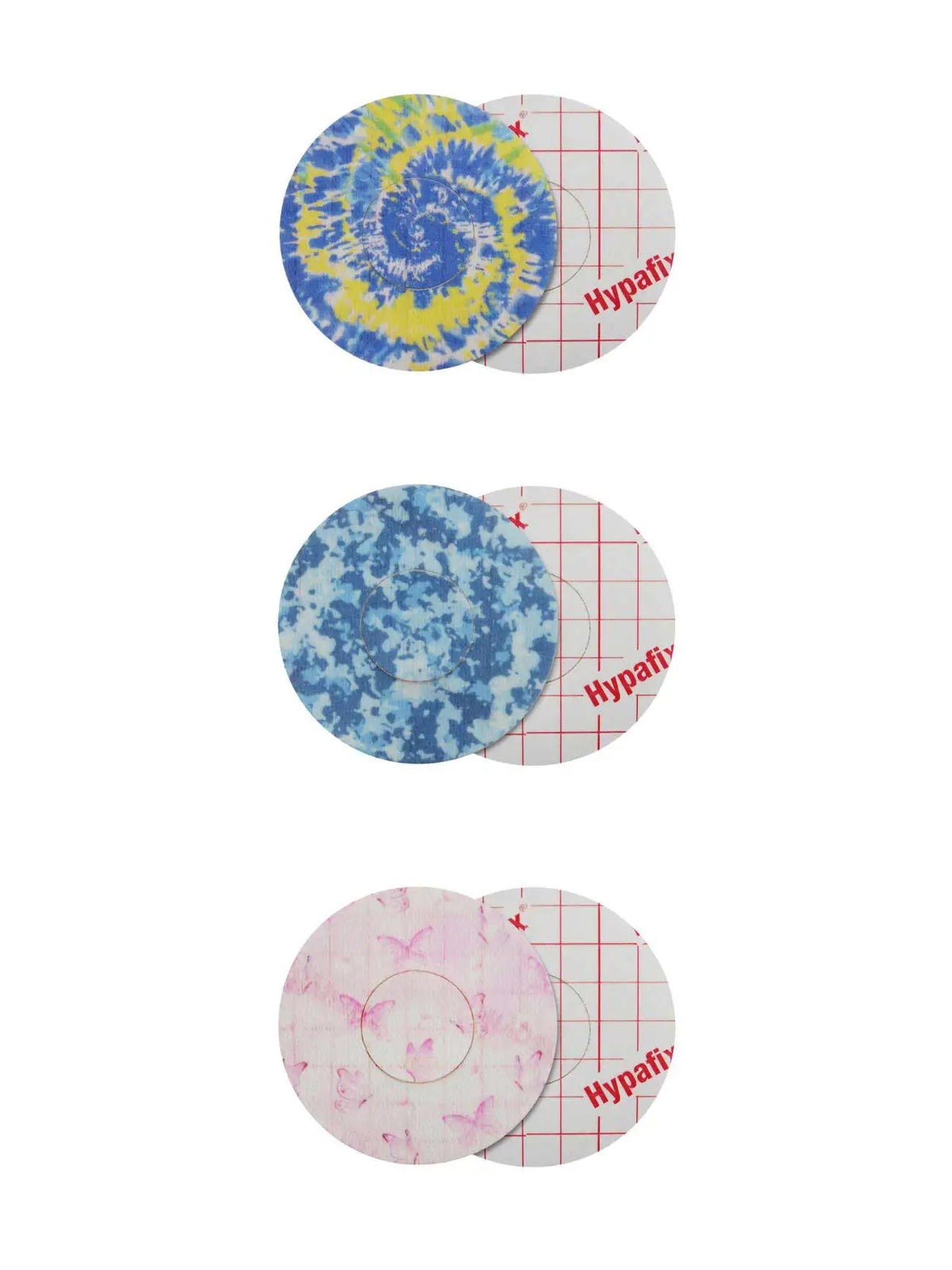 Parches adhesivos para FreeStyle Libre 2, Color Splash, anverso y reverso con protector