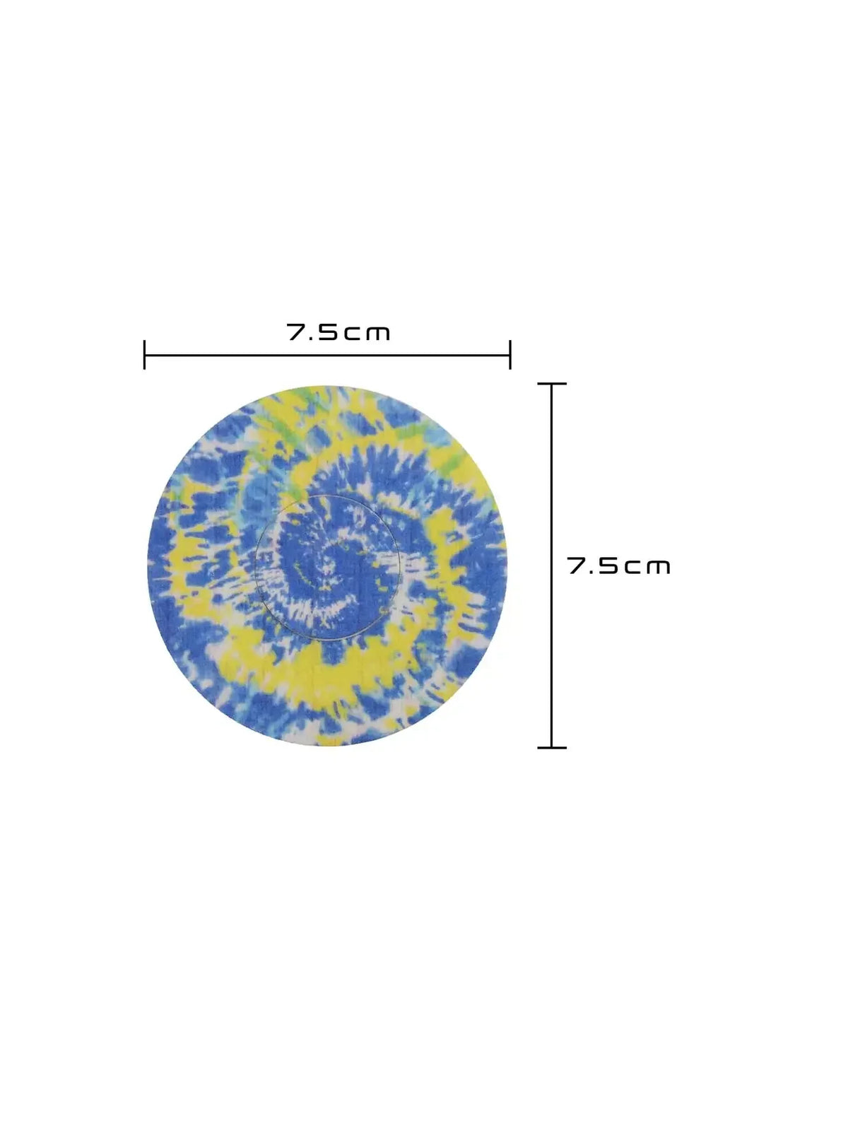 Parche adhesivo para FreeStyle Libre 2, Color Splash, diseño tie-dye, medidas 7,5 x 7,5 cm