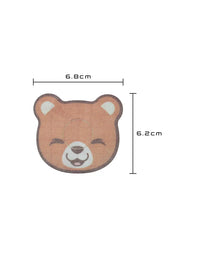 Parche adhesivo infantil para FreeStyle Libre 3, forma de oso, medidas 6,8 x 6,2 cm