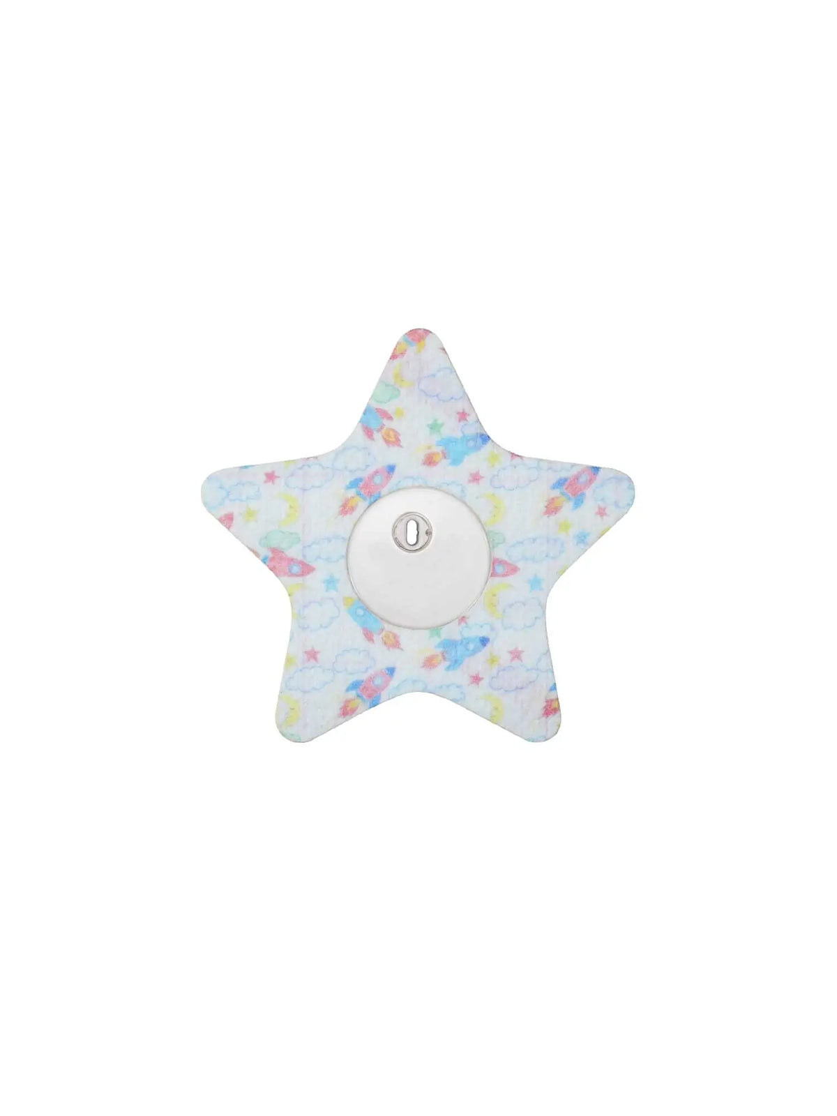 Parche adhesivo infantil para FreeStyle Libre 3, forma de estrella