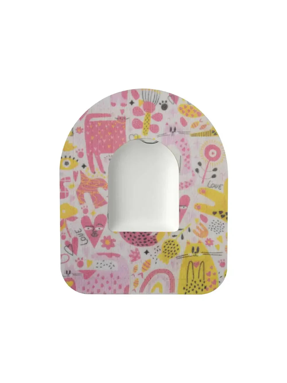 Parche adhesivo para pod Omnipod, diseño Catch the Love