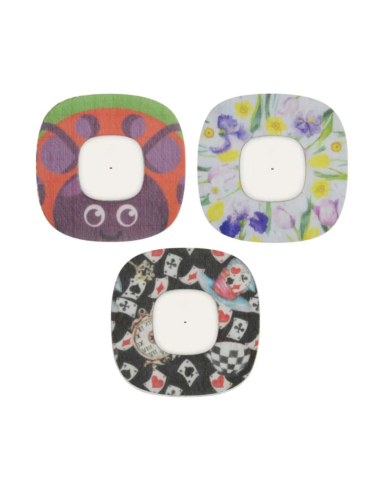 Parches adhesivos infantiles para Simplera Sync, set WonderGarden de 3 parches