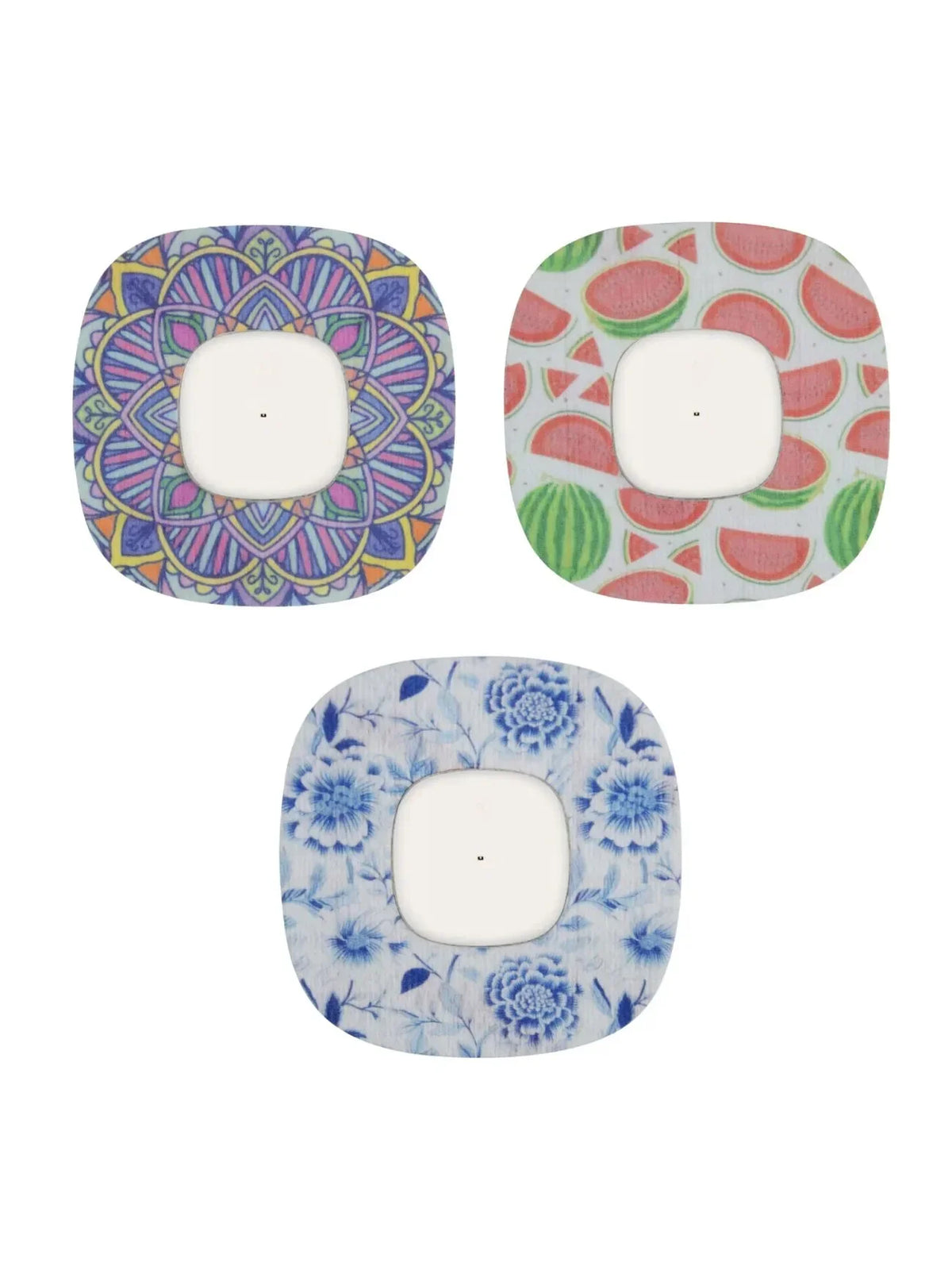 Parches adhesivos para Simplera Sync, serie Fresh, set BohoBloom de 3 parches