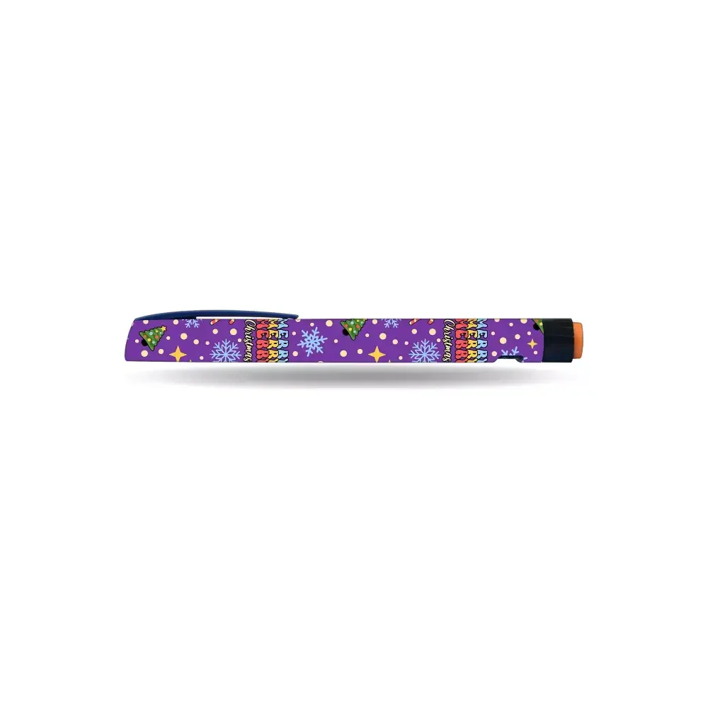 NovoRapid Flexpen Insulin Pen Stickers - Christmas
