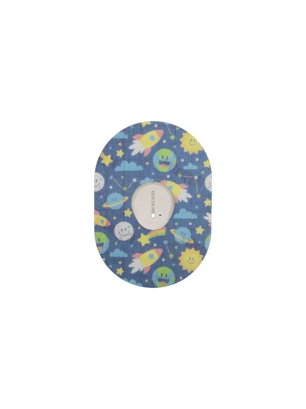 Parche adhesivo para Dexcom G7, diseño Orbit of Joy II