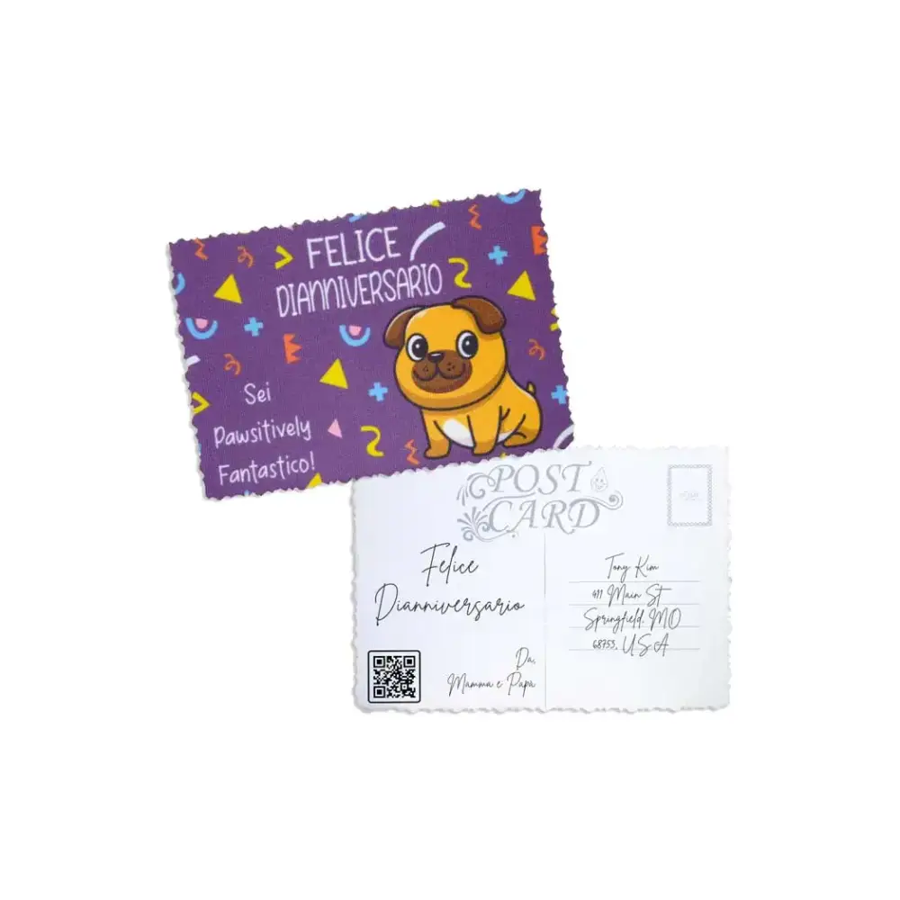 Empowering Diaversary Postcards on premium canvas with colorful designs and motivational messages.