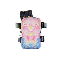 Compact colorful leg pack for diabetics with adjustable straps and waterproof interior