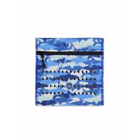 Insulin cooling wallet for kids, blue patterned design, keeps medication cool for 48 hours without electricity.