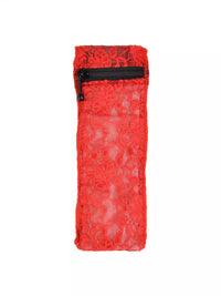 Insulin cooling wallet in lace design for one insulin pen, compact and stylish.