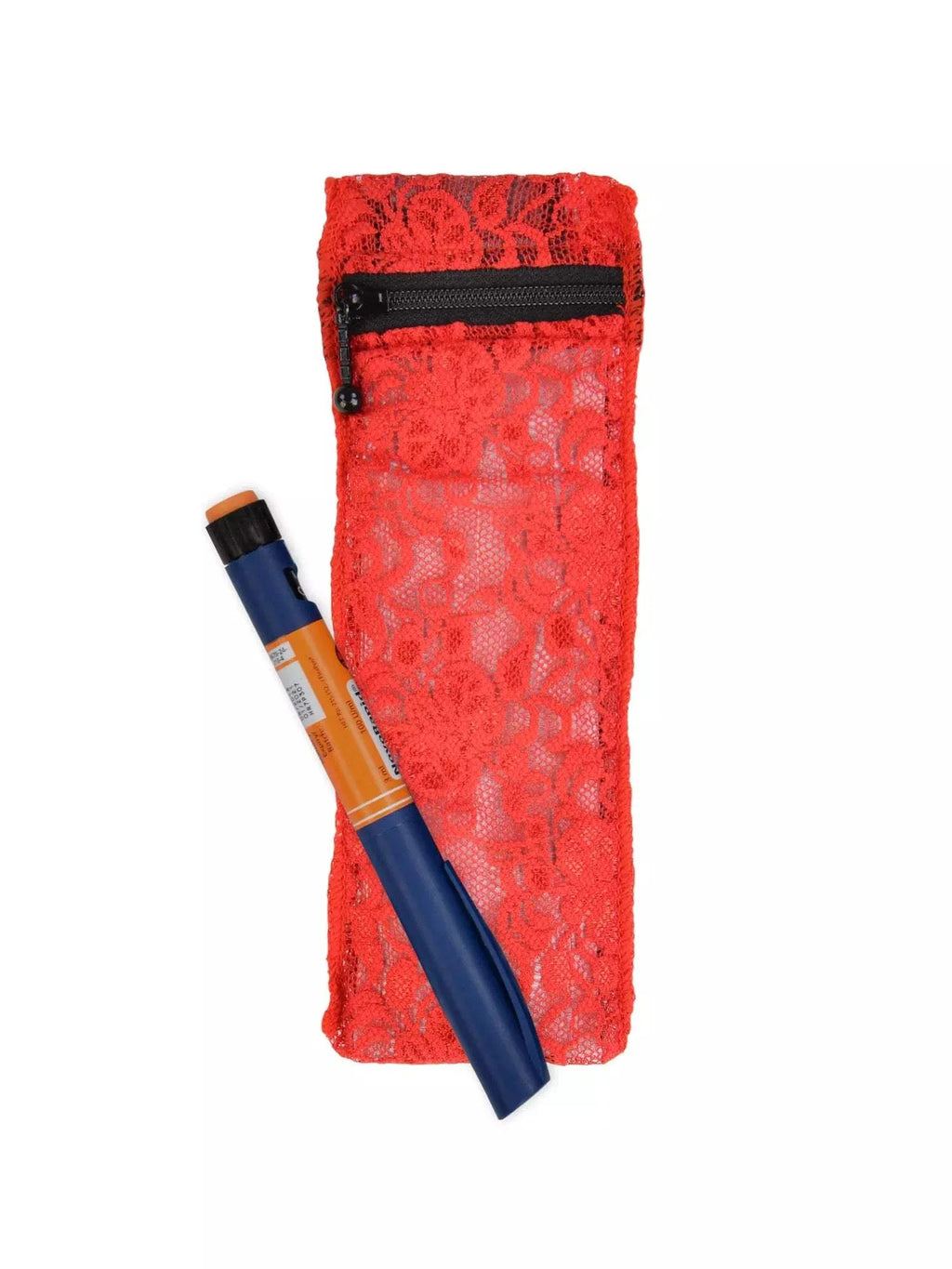 Insulin cooling wallet with lace design for 1 insulin pen, Dia-Cool Spacy Lacy.