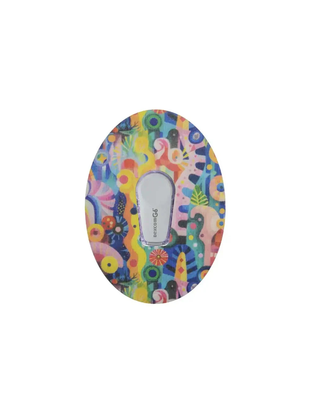 Parche adhesivo para Dexcom G6, diseño Ethereal Bloom