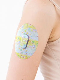 Parche adhesivo para Dexcom G6, diseño Childhood Memories, en el brazo