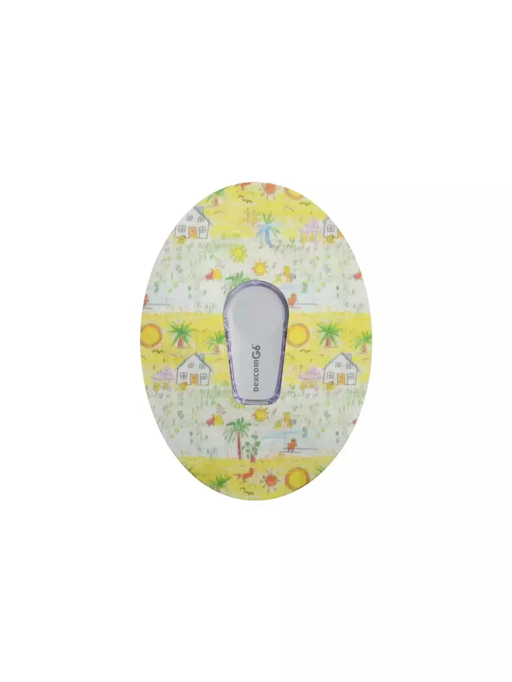 Parche adhesivo para Dexcom G6, diseño Childhood Memories