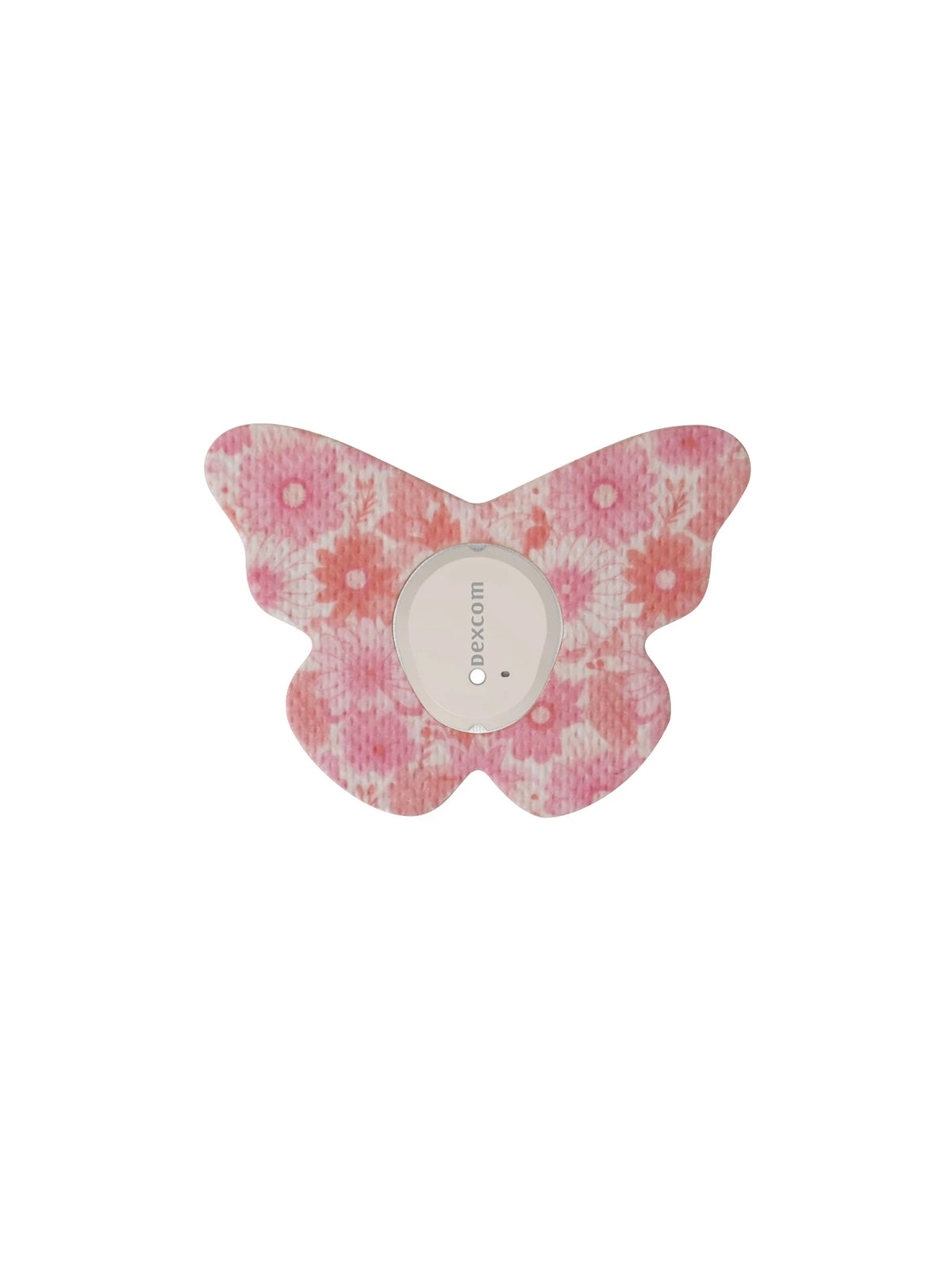 Parche adhesivo para Dexcom G7, forma de mariposa, diseño Flower Serenade