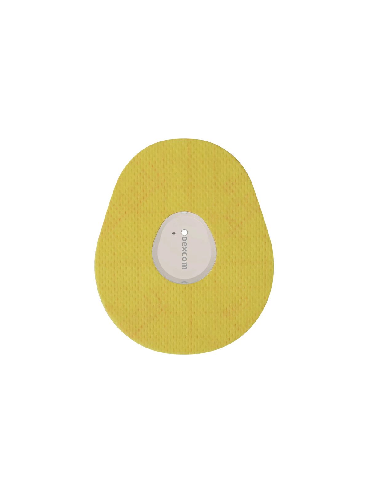 Parche adhesivo para Dexcom G7, forma de gota, amarillo