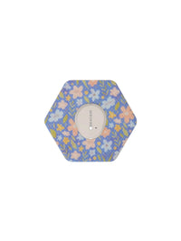 Parche adhesivo para Dexcom G7, forma de hexagonal, diseño Meadow Flowers & Leaves