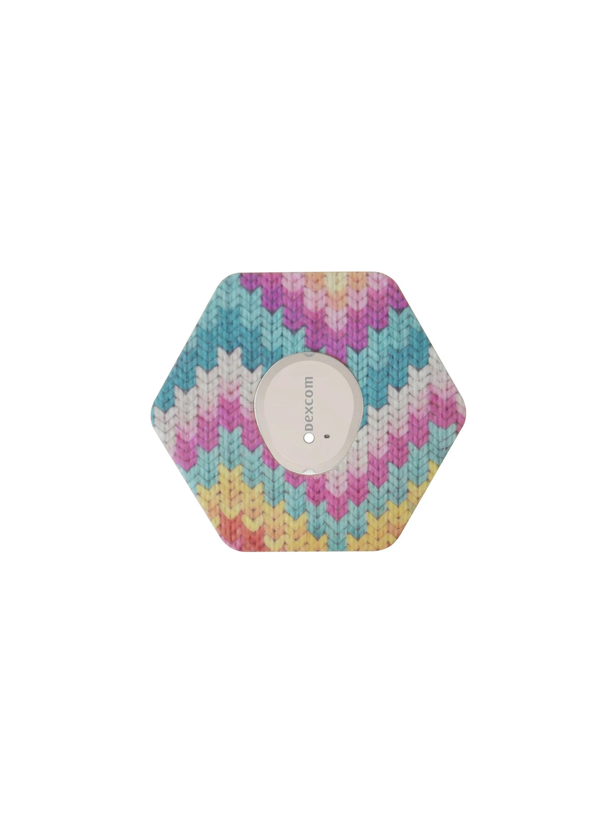 Parche adhesivo para Dexcom G7, forma de hexagonal, diseño Mosaic Drift