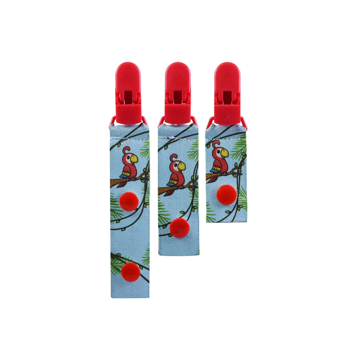 feeding tube clip kids set red parrot organizer clip set for colorful and reliable tubing organization