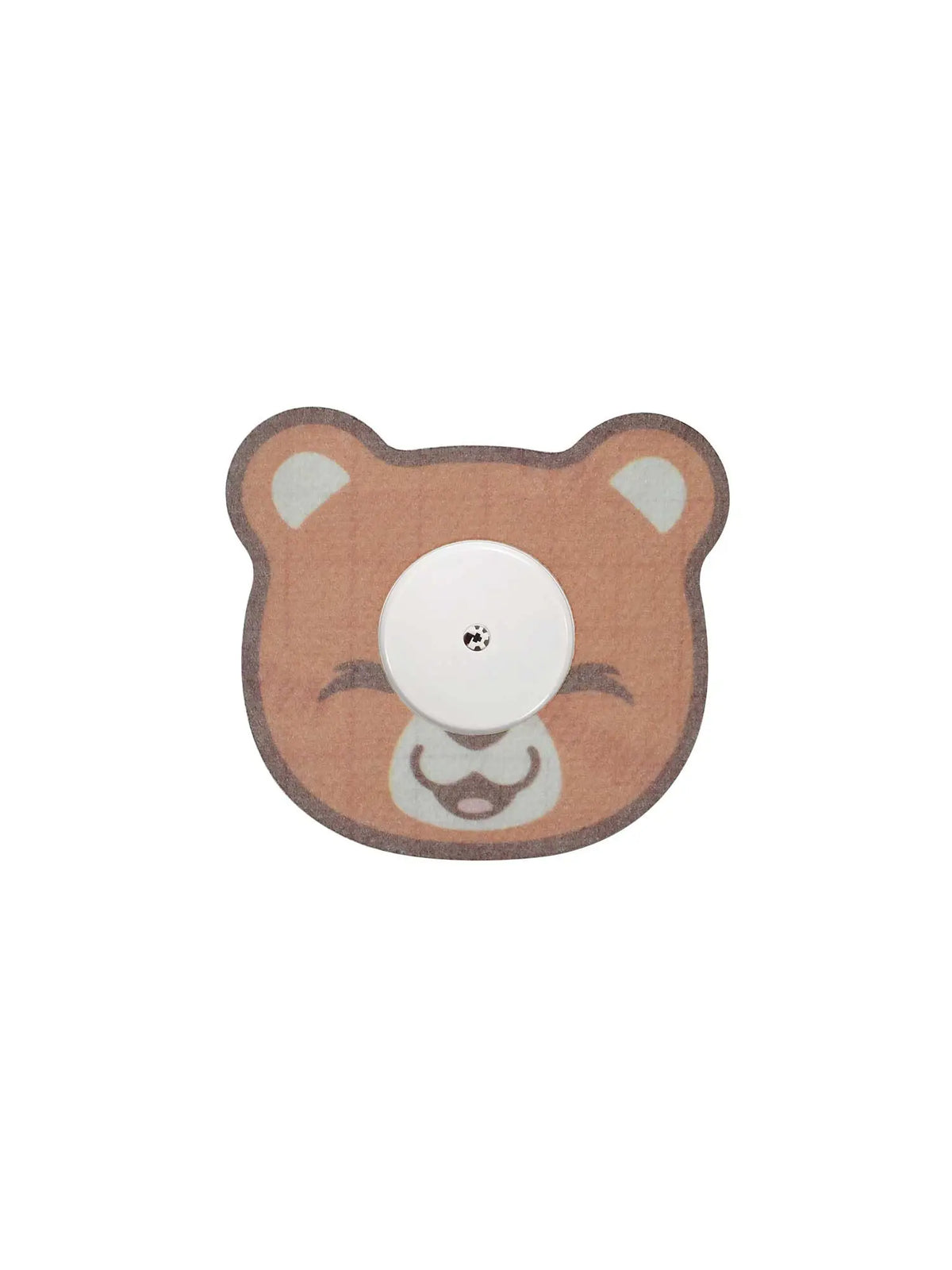 Parche adhesivo infantil para FreeStyle Libre 2, forma de oso