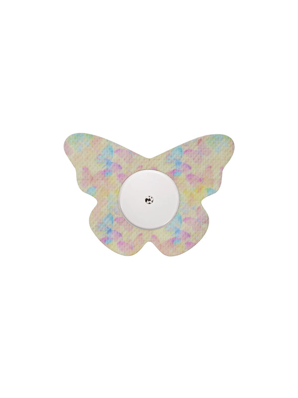 Parche adhesivo para FreeStyle Libre 2, forma de mariposa, diseño Butterfly Mirage