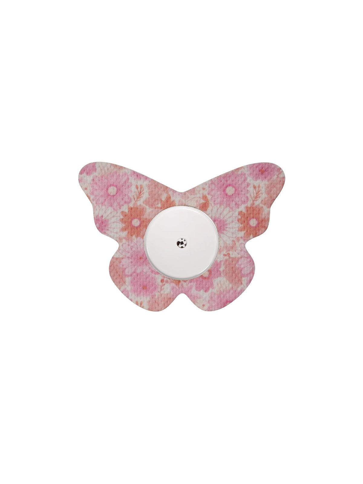 Parche adhesivo para FreeStyle Libre 2, forma de mariposa, diseño Flower Serenade