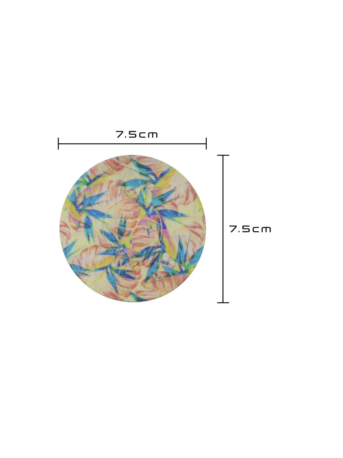 Parche adhesivo para FreeStyle Libre 2, diseño Tequila Sunrise, medidas 7,5 x 7,5 cm