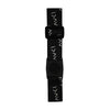 Libre 3 Armband in black with white patterns, adjustable strap, designed for Freestyle Libre 3 sensor.