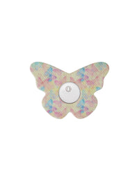 Parche adhesivo para FreeStyle Libre 3, forma de mariposa, diseño Butterfly Mirage