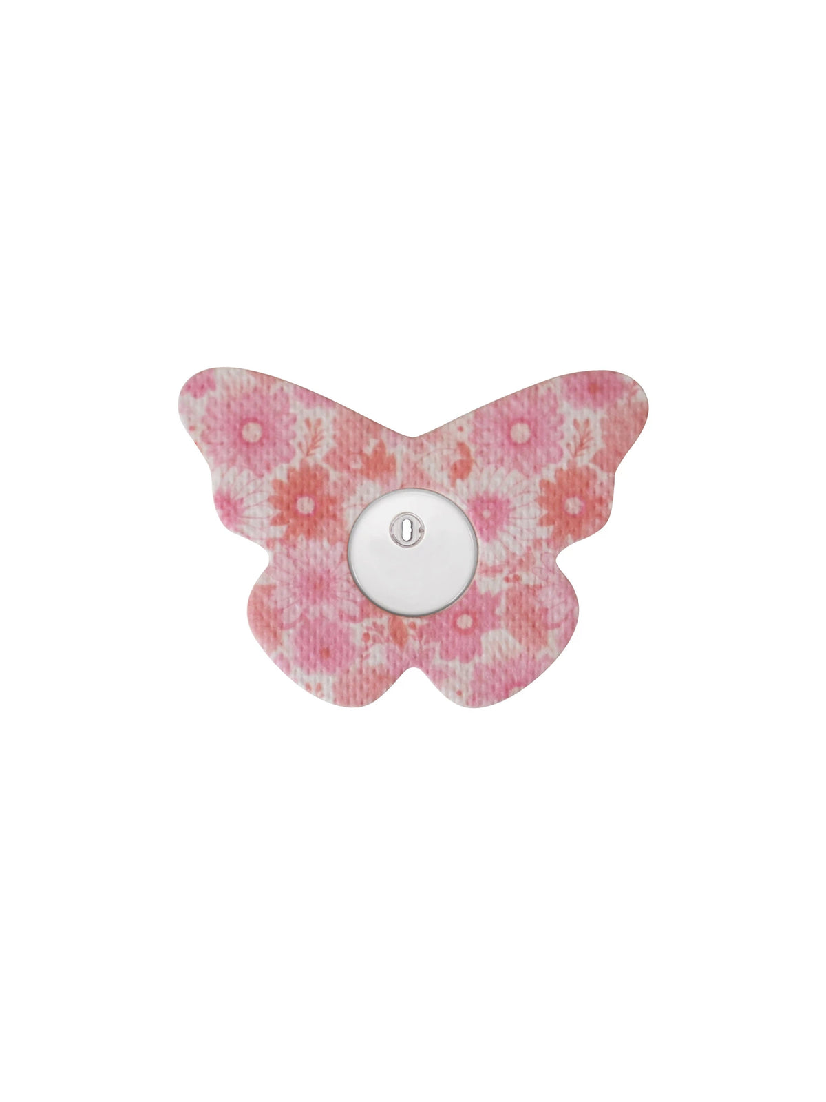 Parche adhesivo para FreeStyle Libre 3, forma de mariposa, diseño Flower Serenade