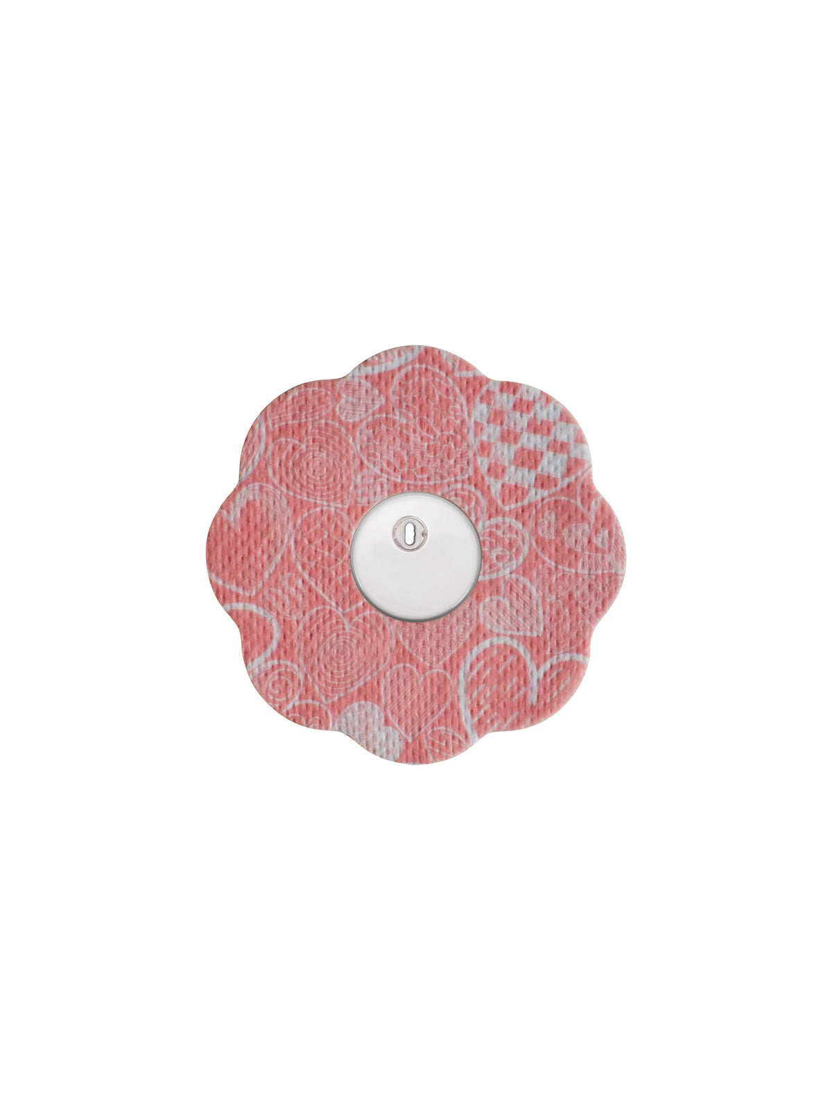 Parche adhesivo para FreeStyle Libre 3, forma de galleta, diseño Kind of Love
