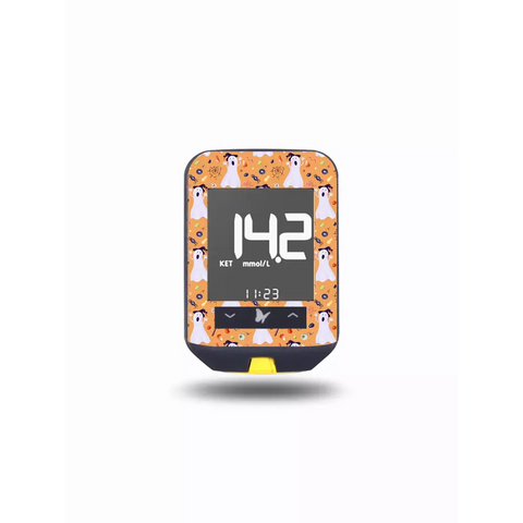 Freestyle Optium Neo Glucose Meter Stickers - Halloween