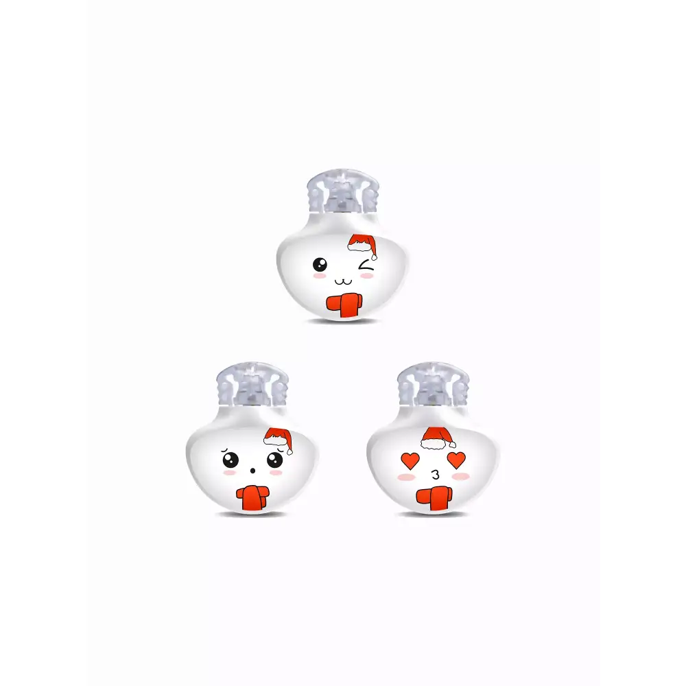 Cartoon-style salt shakers with cute faces from Guardian Enlite Stickers Christmas 2024