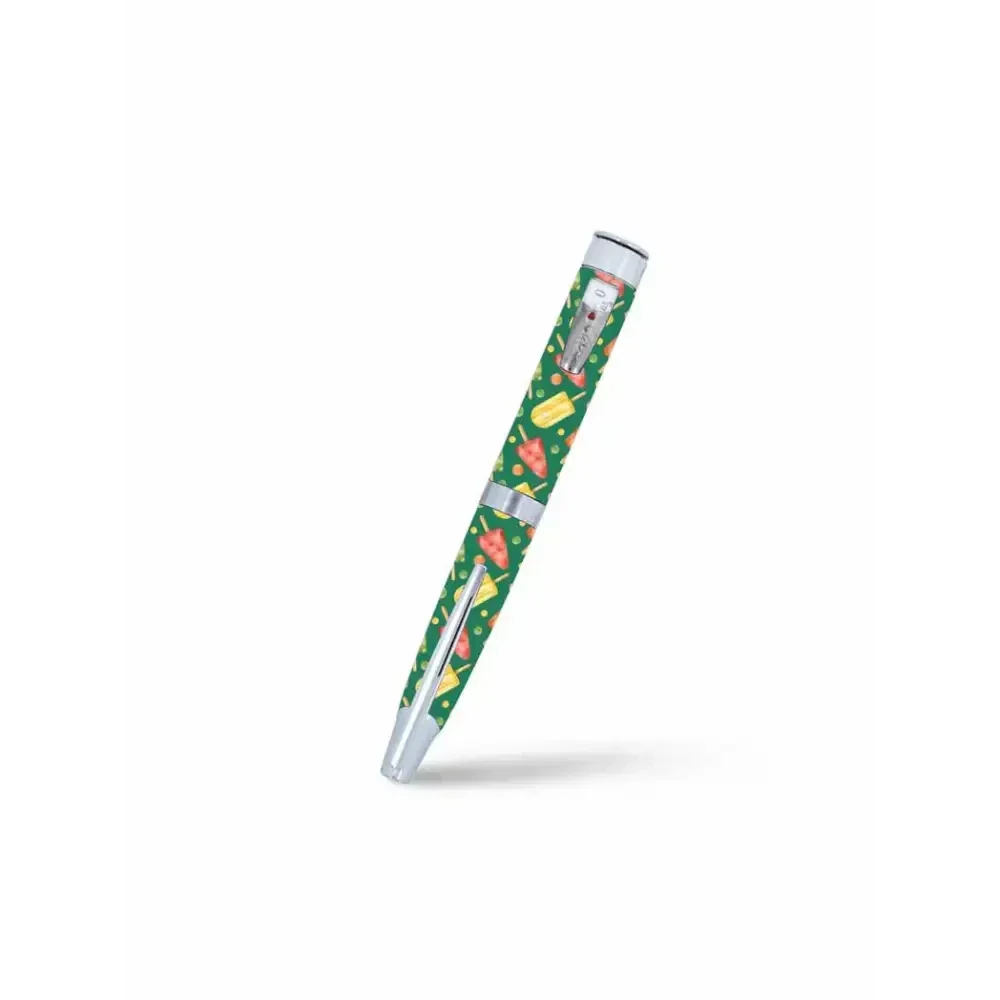 HumaPen Luxura Lilly Insulin Pen with colorful kids' stickers from the Summer Vibes series.