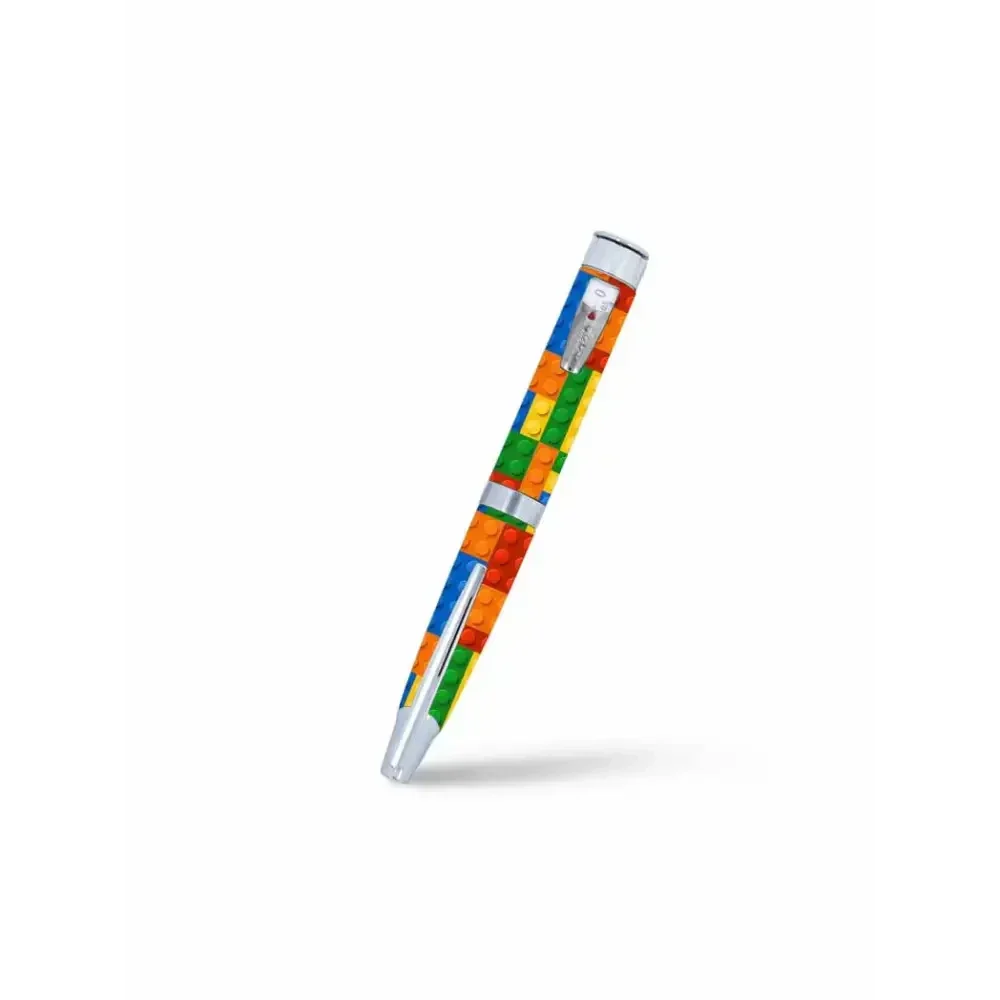 HumaPen Luxura Lilly insulin pen with colorful kids series stickers for personalization.