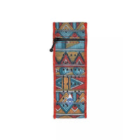 Insulin travel case cooler Dia-Cool size 1 with colorful geometric pattern and zipper for one insulin pen