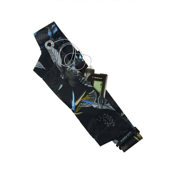 Cinturón ajustable para bomba de insulina con gancho en G – Colección Midnight